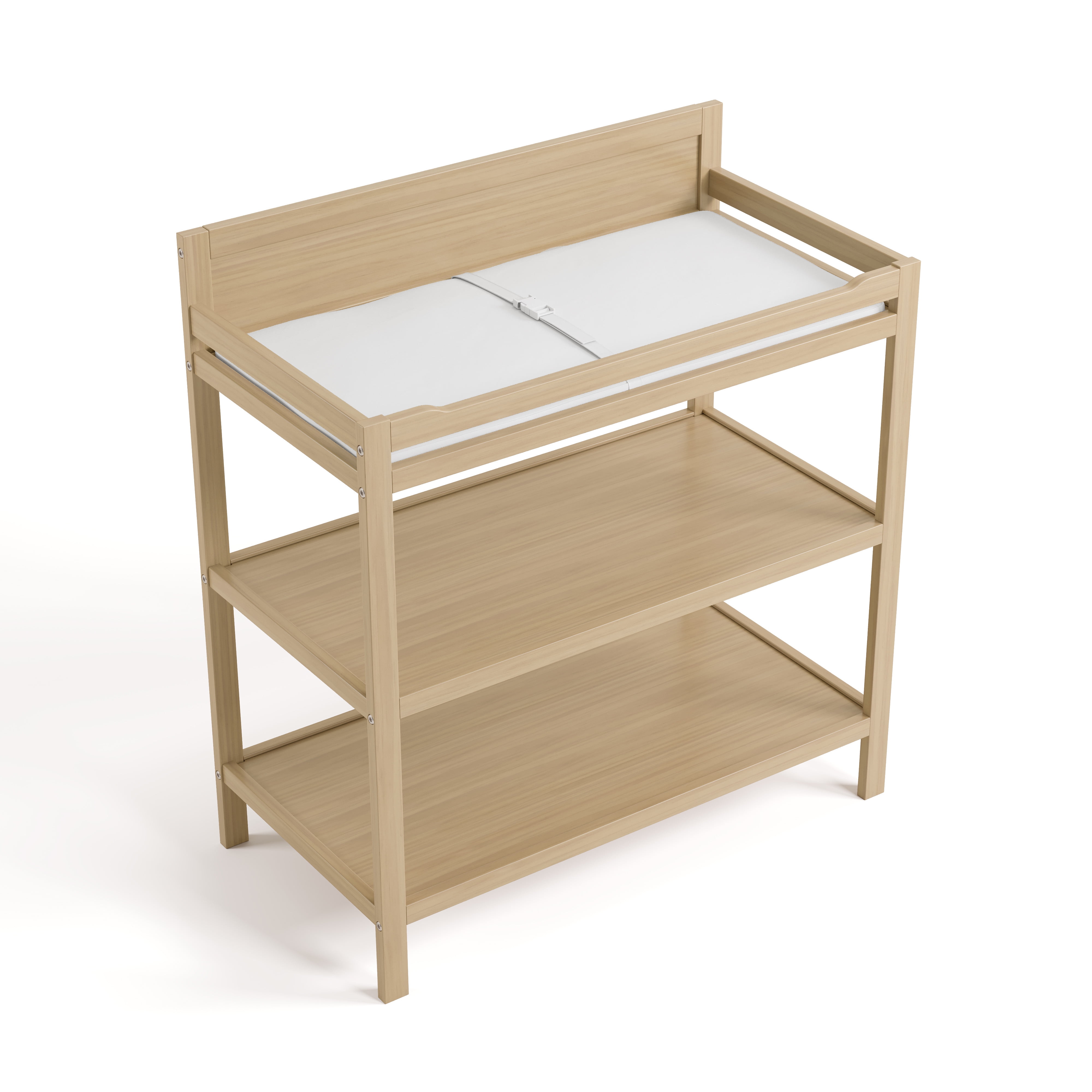 Storkcraft Alpine Infant Changing Table with Changing Pad, Driftwood