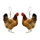 thumbnail image 2 of Pendientes de gallina para mujer Fiudx de estampado acrílico, 2 of 7