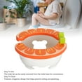 thumbnail image 4 of Inodoro De Entrenamiento Para Ir Al Baño, Asiento De Inodoro Plegable Para Ir Al Baño Asiento De Viaje Para Orinal Para Niños Pequeños Inodoro Portátil Para Niños Silla De, 4 of 7