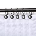 thumbnail image 1 of Utopia Alley HK21BK Design Cristal Résistant à la Rouille Double Crochets de Rideau de Douche pour Salle de Bain, Noir Mat - Ensemble de 12, 1 of 1