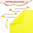 thumbnail image 2 of Uxcell 2-Pack Bandanas de Color Sólido, 21 Pulgadas/54cm Pañuelo Suave de Poliéster para Hombre/Mujer/Caballero, Pañuelos para la Cabeza [Amarillo], 2 of 7