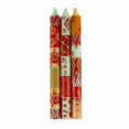 thumbnail image 1 of Nobunto PCGB1OWO Handmade & Fair Trade Hand Painted Candles in Owoduni Design with Three Tapers, 1 of 2