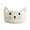 White, variant on Uanit Baskets for Organizing Cute Animal Storage Baskets Cat Toy Basket Big Cotton Rope Hamper Organizer for Laundry, Towels, Blanket, Toys, Clothes, Gifts, Pet Bed 8.3''x4.7''