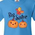 thumbnail image 4 of Inktastic Big Sister Pumpkins with Fall Leaves Youth T-Shirt, 4 of 5