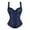 Blue, variant on Costume Corset Tops for Women, Bustier Shapewear Lingerie,Lace Tied Renaissance Overbust Corset Push Up Bodysuit