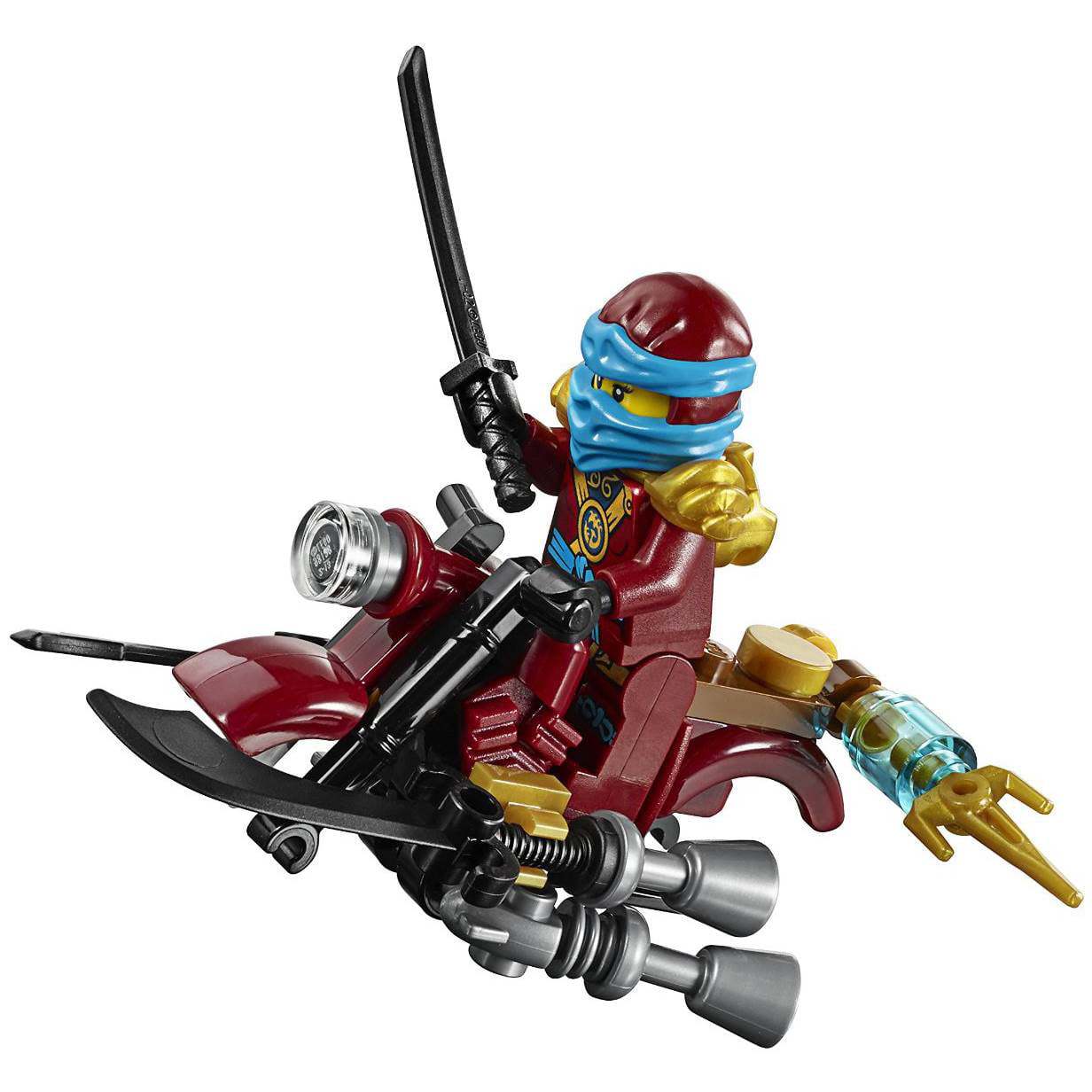 Lego Ninjago Master Wu with Weapon Minifigure Figure From Set 70738 