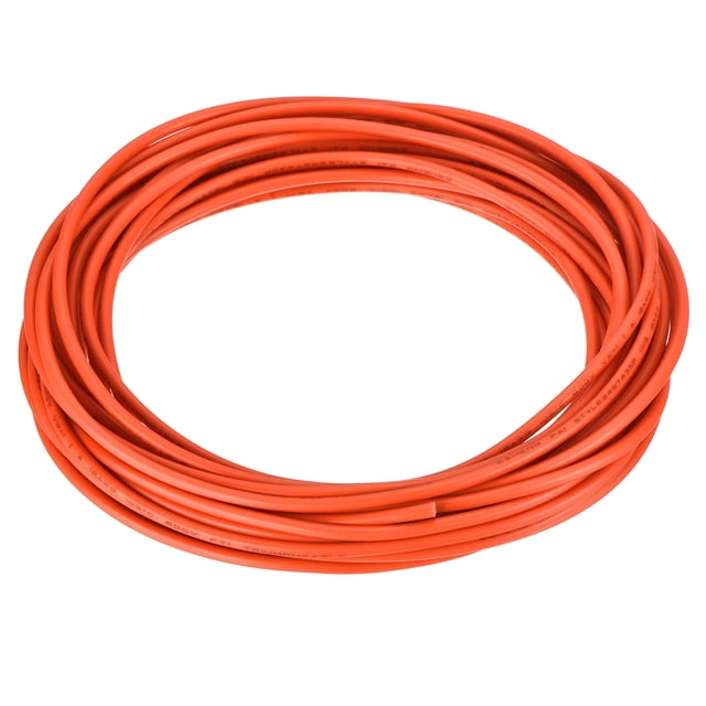 Cable de 18 AWG, cable trenzado de 18 calibres, cable de conexión, cable de cobre estañado UL1015 de 7.5m/25ft en color naranja