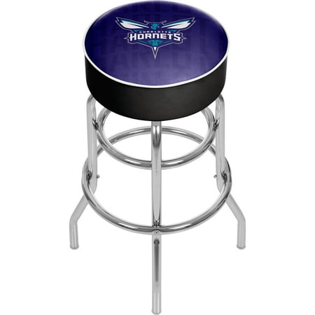 Charlotte Swivel - NBA Padded Swivel Bar Stool - City - Charlotte Hornets