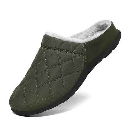 

Element & Stitch Men s Women s Winter Warm Slippers with Fuzzy Plush Lining Slip on House Shoes with Indoor Outdoor Anti-Skid Rubber Sole