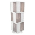 thumbnail image 2 of Corner Bookshelf,Rotating Bookshelf PP  Bookshelf Floor Standing Bookcase Narrow Shelf Revolving Organizer Storage Rack for Small Space Bedroom Study Room, 2 of 7