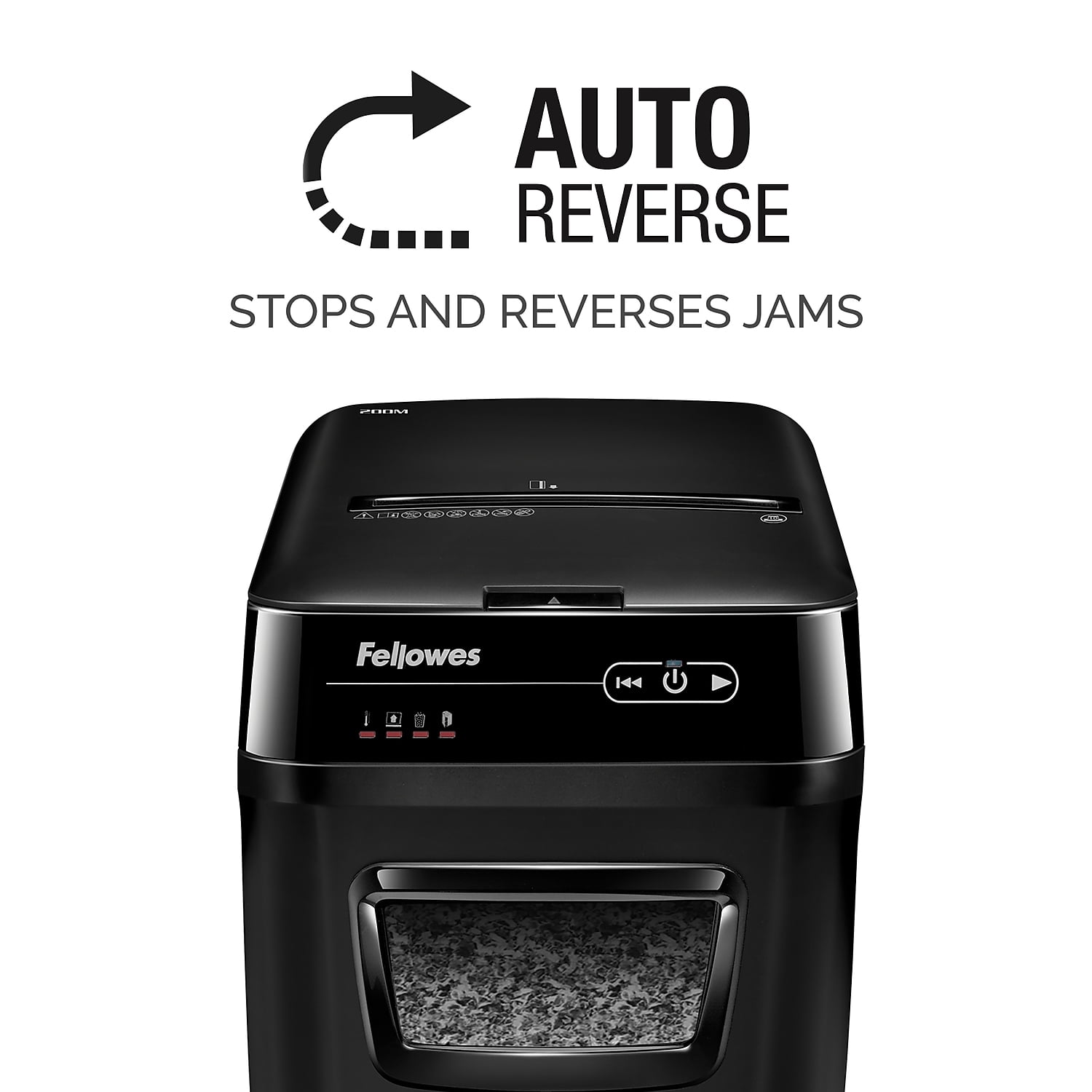 FELLOWES AUTOMAX 200 SHEET MICRO CUT PERSONAL SHREDDER