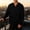 Black, variant on Gamivast Long Sleeve Shirts for Men V Neck Lightweight Pullover Basic Regular Fit Fall Tops Dark Gray XXL