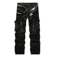 thumbnail image 3 of Futezty Men Cotton Casual Combat Work Cargo Pants with Pockets, 3 of 3