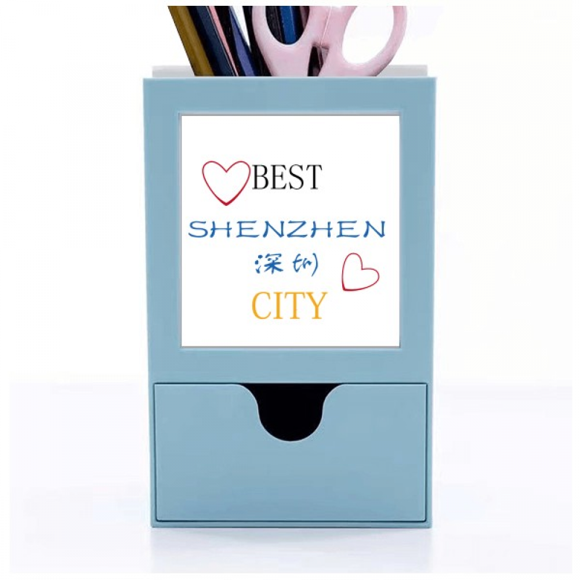 Shenzhen Signe Art Déco Bureau Fournitures Organisateur Stylo Titulaire Carte