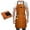 Brown, variant on Leather Work Apron 24" X 36", ARCCAPTAIN Heat Flame Resistant Cowhide Blacksmith Aprons with 6 Tool Pockets for Welders Men Women, Adjustable M to XXXL-Black