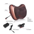 thumbnail image 3 of Heating massage cushion, Shiatsu wellness massager with 8 rollers, kneading back neck body, Relax massage device, 3 of 4