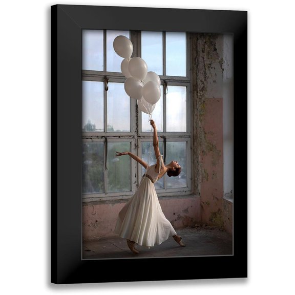 Kapsha, Eduards 11x14 Black Modern Framed Museum Art Print Titled - Seven Days