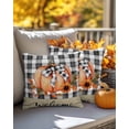 thumbnail image 4 of Decorative Throw Pillow Covers 18x18 Inch Set of 2 Pumpkin Fall Decor Pillow Cases for Couch, Sunflower Black White Plaid Cushion Case for Living Room Bedroom Bed Car Chair, 4 of 9