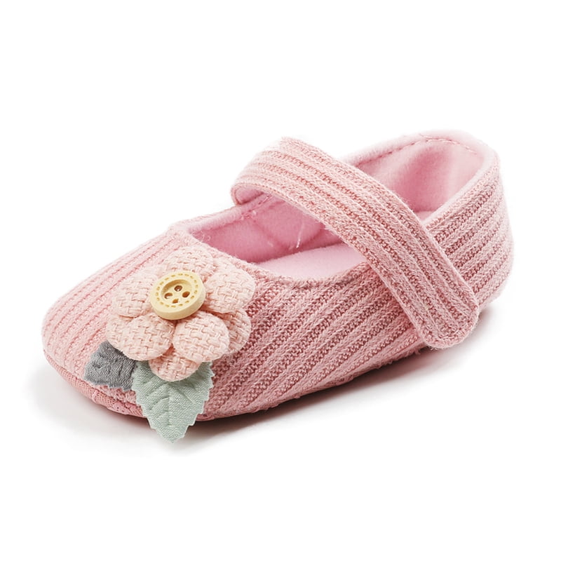 Infant Baby Boys Girls Slippers Cozy Fleece Booties Soft Bottom Warm Cartoon Socks Newborn Crib Shoes 