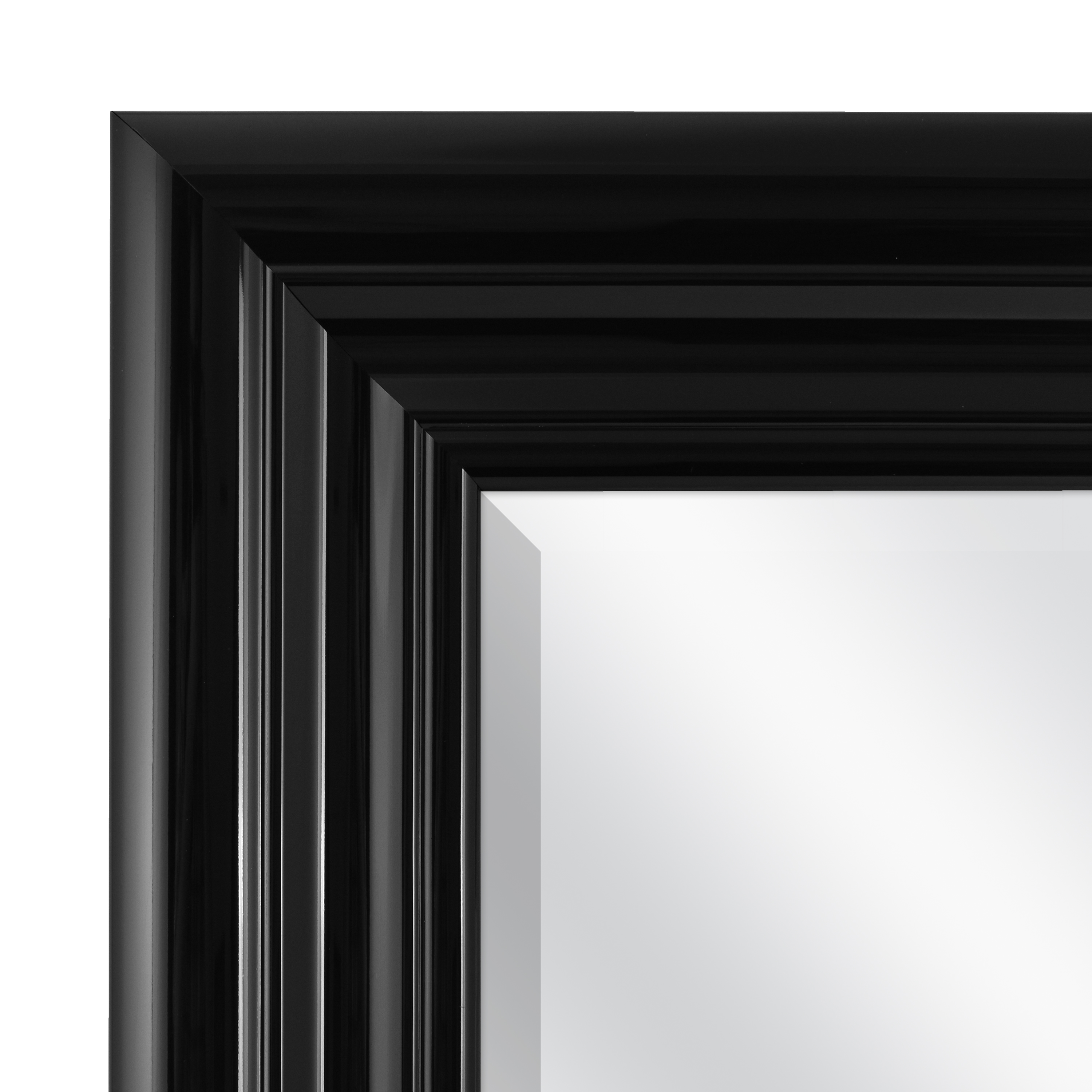 Better Homes & Gardens 23x27 Inch Black Beveled Wall Mirror - image 2 of 6