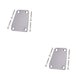 thumbnail image 1 of Cateissary Reemplazo de la placa del cuello de la guitarra eléctrica Universal Musics Playing Guitars Board String Instrument Accesorio con tornillos Plata 2piezas Cateissary CBP464183, 1 of 5