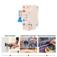 thumbnail image 4 of FRCOLOR Dispositif de Protection contre les Fuites Électrique Domestique, Beige, 3.7"X2.76"X1.73 Pouces, 4 of 5