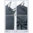 thumbnail image 6 of Nlife Women Solid Color V Neck Sleeveless Jumpsuit With Pockets, 6 of 6