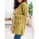 thumbnail image 2 of Jersey tipo cárdigan PRETTYGARDEN para mujer, tejido trenzado, amarillo, 2 of 6