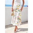 thumbnail image 3 of FreshPretty Satin Skirts for Women Trendy Spring Summer High Waisted Leopard Print Cocktail Wedding Long Silk Midi Skirt, 3 of 8