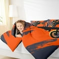thumbnail image 4 of jejeloiu Black Motorcycle Bedding Comforter Set,Extreme Sports Theme Twin Comforter Sets,Racing Dirt Bike Bedding Set For Boys Kids,Breathable Bedroom Decorative Reversible,2-Piece, 4 of 8