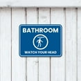 thumbnail image 5 of Classic Framed Plus Bathroom Watch Your Head Door or Wall Sign | Boats & Yachts Signage - Large, 5 of 7