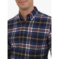thumbnail image 4 of Chaps Men's and Big Men's Comfort Stretch Flannel Shirt, Sizes S-2XL, 4 of 7