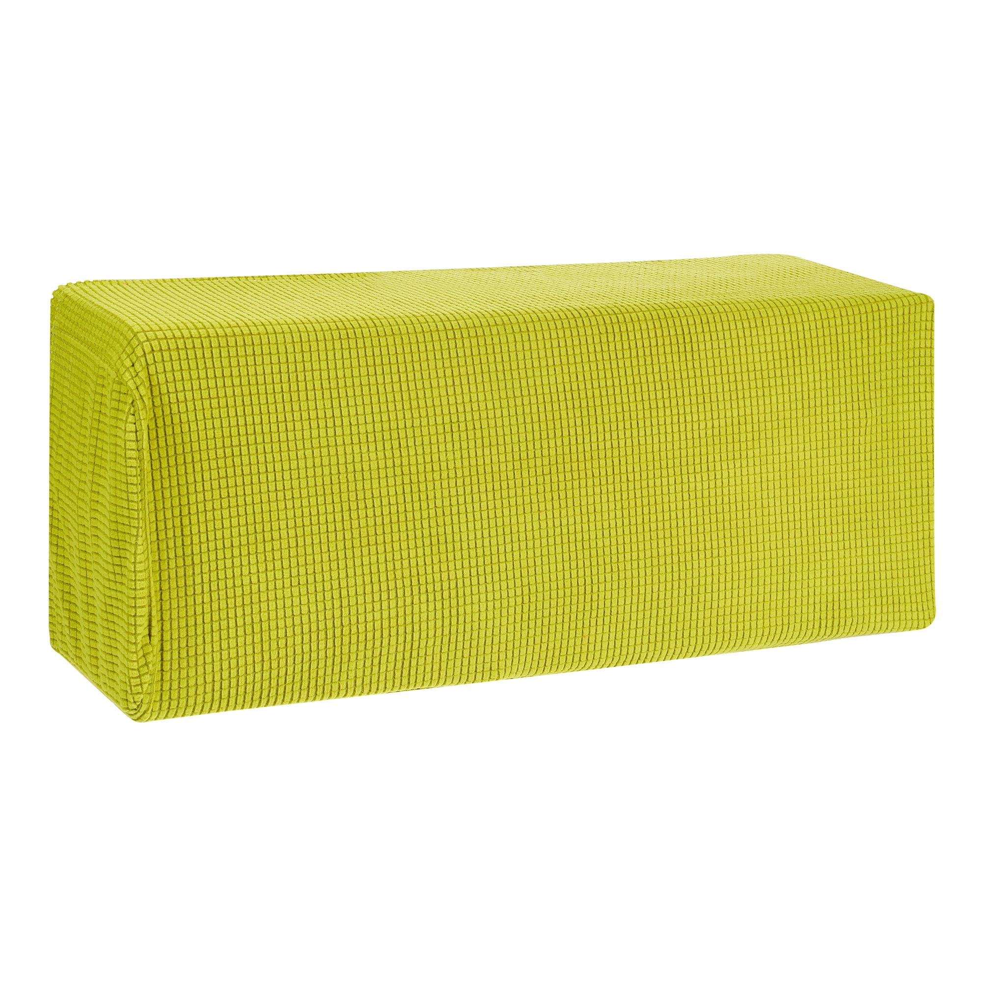 Unique Bargains Air Conditioner Cover Knitted Elastic Cloth Dustproof 80-86cm Green