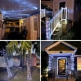 thumbnail image 6 of 2 Pack Solar String Lights Outdoor Waterproof, Each 33FT 100 LED Solar Lights Outdoor, 8 Modes White Fairy Light for Outside Yard Tree Patio Garden Wedding Christmas Decorations, 6 of 18