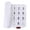 White, variant on Big Button Landline Phone Desktop Telephone Loud Ringtone Fixed Home Phone for Elderly and Visually Impaired PK3000