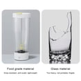 thumbnail image 4 of Yuarrent Taza mezcladora Botella mezcladora PC Tamaño compacto Funcionamiento con Accesorios para exteriores Taza agitadora Juegos de servir café y té Negro, 4 of 6