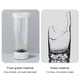 thumbnail image 4 of Yuarrent Taza mezcladora Botella mezcladora PC Tamaño compacto Funcionamiento con Accesorios para exteriores Taza agitadora Juegos de servir café y té Negro, 4 of 6