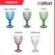 thumbnail image 2 of Juego de 6 Copas de Cristal Labrado VITTORI Copas de Vino Color Azul cobalto 245 ml, 2 of 5