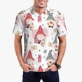 thumbnail image 1 of Balery Gnome With Love Letter Camisa Polo de Hombre con Estampado, de Manga Corta y Tejido Medio, Camisa Tipo Golf Polo-XX-Large, 1 of 6