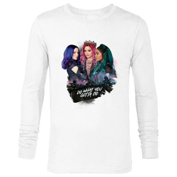 Descendants 3 Mal Uma Audrey Do What You Gotta Do - Long Sleeve T-Shirt for Men -Customized-White