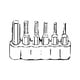 thumbnail image 1 of Juego de puntas de destornillador hexagonales Bestway de 2,5 a 8 mm, acero al carbono, 1 of 1