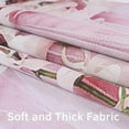 thumbnail image 3 of Pink Floral Window Curtains Weeping Flower Blackout Curtains For Living Room Darkening Curtains & Drapes Light Blocking Pretty Thermal Insulated Nursery Curtains 42"W x 96"L (Pack of 2), 3 of 6
