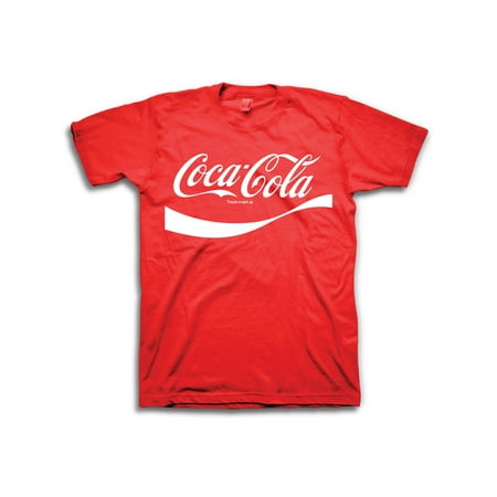- Men's Coca Cola Script Logo Short Sleeve Graphic T Shirt