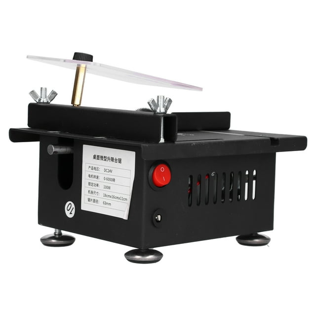 Mini Scie à Table à Rail Coulissant Machine de Coupe Réglable Outils de Menuiserie