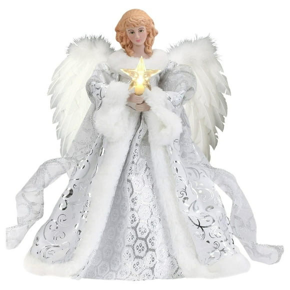 Angel Christmas tree topper, Christmas tree topper, angel pendant, delicate angel statue, tree topper