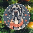thumbnail image 6 of Christmas Ornament Great Dane Dog in Scarf Christmas Christmas Tree Ornaments Dog Lover Gifts Keepsake Funny Christmas Hanging Tree Decor Ornament Holiday Present, 6 of 8