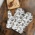 thumbnail image 5 of Cute Oven Mitts,Schnauzer Dogs with Paw Oven Mitt 2-Pack Set,Kitchen Gloves for Oven,Heat Resistant Oven Mitts 7.7"x12", 5 of 7