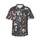thumbnail image 1 of Fotbe Wildflower Watercolor 1 Camisa Hawaiana para Hombre Unisex – Camisa Casual de Verano con Botones de Manga Corta de Algodón y Lino,Large, 1 of 7