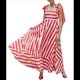 thumbnail image 1 of Vestido Informal de Verano con Estampado Floral, Sin Mangas y Tirantes Finos, Holgado y con para Mujer. Rojo M, 1 of 10