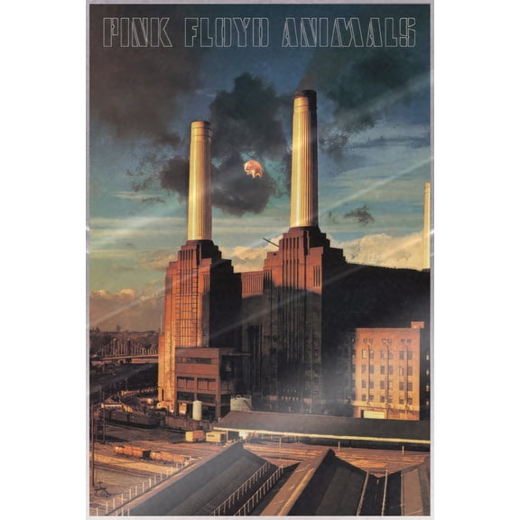 Pink Floyd - Music Poster (Animals - Album Cover) (Size: 24" x 36") (Laminated Poster)